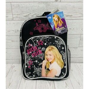 Hannah Montana Girls Rock Mini Backpack 10" Kids Pink School Bag Purse